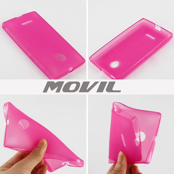 NP-2034 Transparente tpu funda para Microsoft Lumia 532-0